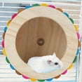 thumbnail image 4 of YIXIGGC Hamster Silent Roller Exercise Running Wheel Toy for Small Pets Hamster Guinea Pig Hedgehog XC921-33840, 4 of 9