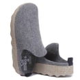 thumbnail image 4 of Asportuguesas Come Women's Chunky Rubber Cork Sole Slip On Slippers In Grey Size 5.5/6, 4 of 6
