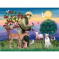 thumbnail image 2 of CafePress - St Francis / Pit Bull -  Round Wood Ornament 4", 2 of 2