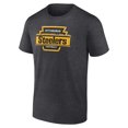 thumbnail image 2 of Men's Charcoal Pittsburgh Steelers Hometown Collection Hot Route T-Shirt, 2 of 3