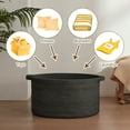 thumbnail image 2 of LITERRA Large Cotton Towel Rope Baskets Woven Clothes and Toys Basket Storage for Organizing 25 Gallon, 2 of 7