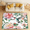 Multicolour 4, variant on CURLYOOT Hawaiian Beach Area Rugs for Living Room Bedroom, 4' 10" x 6' 8" Washable Rug, Sunset Sea Ocean Floor Carpet with Non Slip Backing for Dining Room Indoor