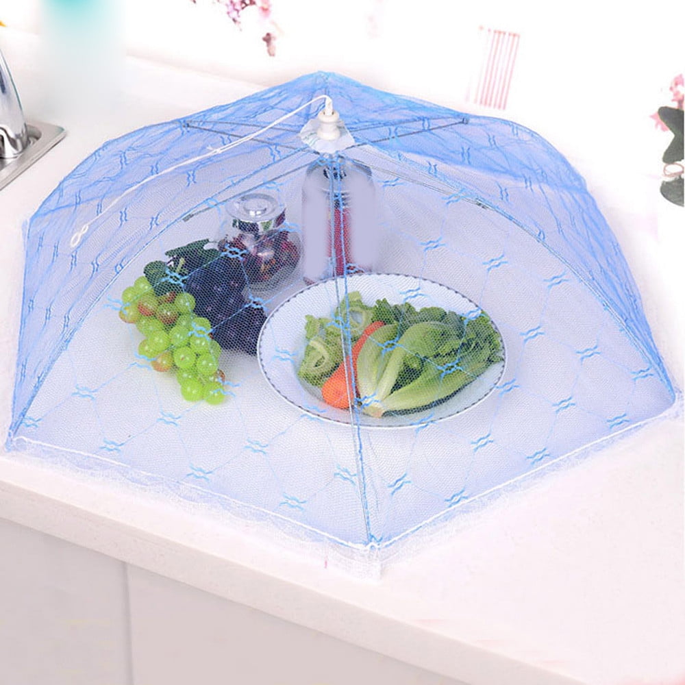 Foldable Table Food Net Cover Umbrella Style Anti Fly Mosquito BBQ Kitchen Tool
