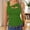 Green, variant on Sleeveless Tank Tops for Women, Asymmetrical One Shoulder Ribbed Cutout Tops Front Chest Hollow Out Slim Fit Bodycon Camis for Party Night Out Club Date Night, Black M