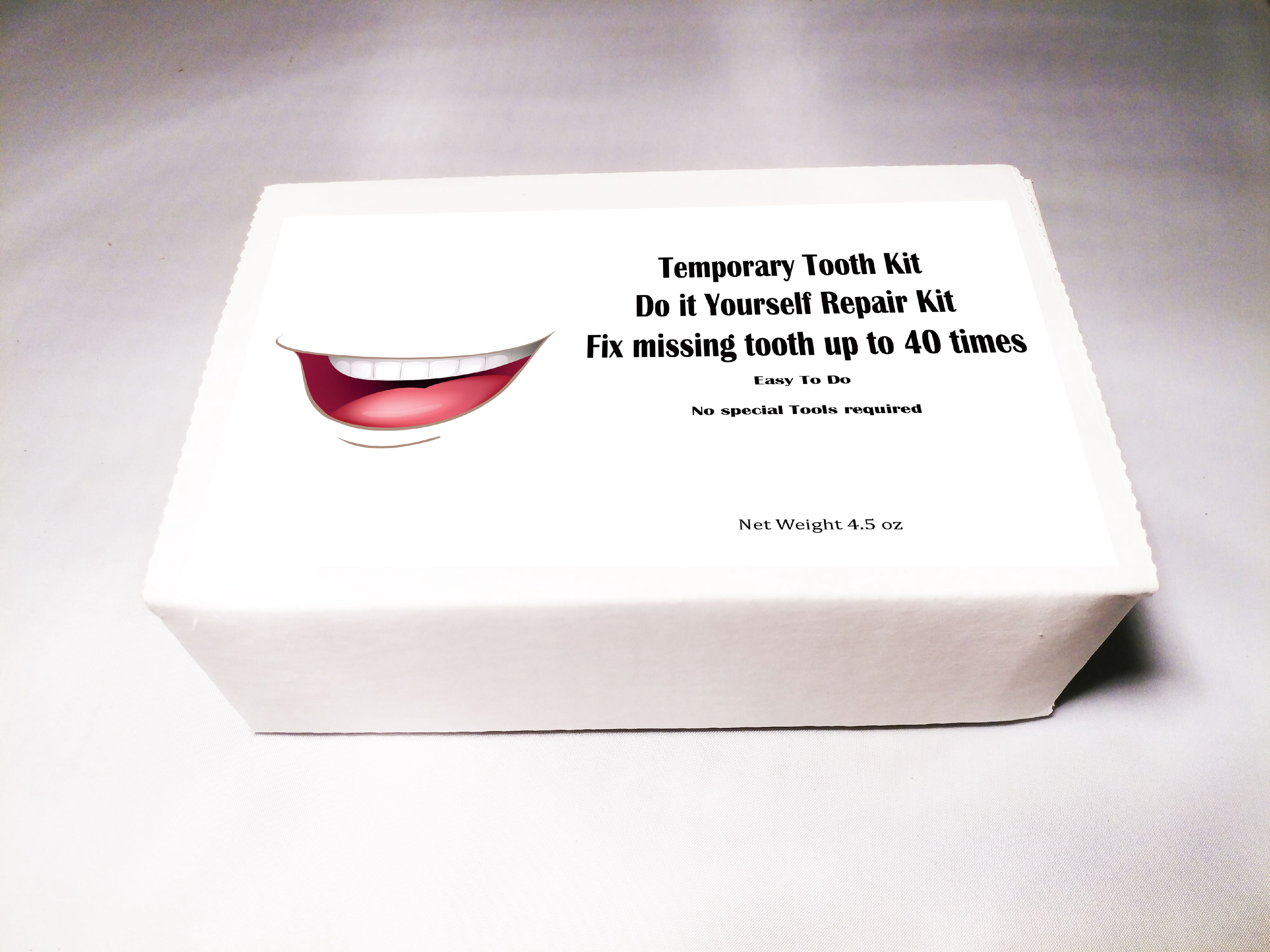 Temporary tooth repair kit dental fix missing for up to 40 teeth! 4 times  the amount! - Walmart.com
