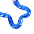 thumbnail image 3 of Mobutofu 15Pcs Blue Compact Hook Clips Aluminum Alloy for Outdoor Use, 3 of 6