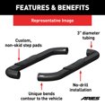thumbnail image 4 of Aries Automotive 203001 80-96 Ford Reg/Bronco F-Series Blk Nerf Bars Fits select: 1980-1996 FORD F150, 1984 FORD BRONCO U100, 4 of 9