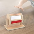 thumbnail image 2 of Tambor Giratorio Sensorial de Madera con Espejo Y Campana, Juguetes para Niños Y Niñas, Regalo, 2 of 7