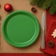 thumbnail image 5 of Juego de 10 Platos de Papel Navideños Desechables Rojos y Verdes de 23 y 18 Cm para Fiestas Navideñas | Vajilla Navideña para Reuniones Familiares, Eventos de Oficina y Fiestas Escolares, 5 of 6