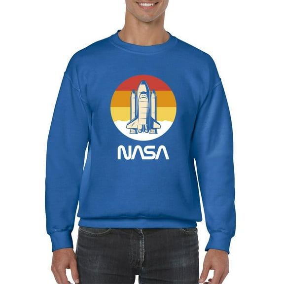 NASA Nasa Space Shuttle Over Sunset Sweatshirt Men -NASA Designs, Male x-Large