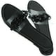 thumbnail image 3 of 1 par de sandalias planas elegantes y transparentes para verano, sandalias de playa, zapatillas para mujer, 3 of 7