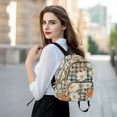 thumbnail image 6 of FORMRS Mini Backpack Purse for Women Travel Daypack Casual Shoulder Bag, Sunny Blooms, 6 of 7