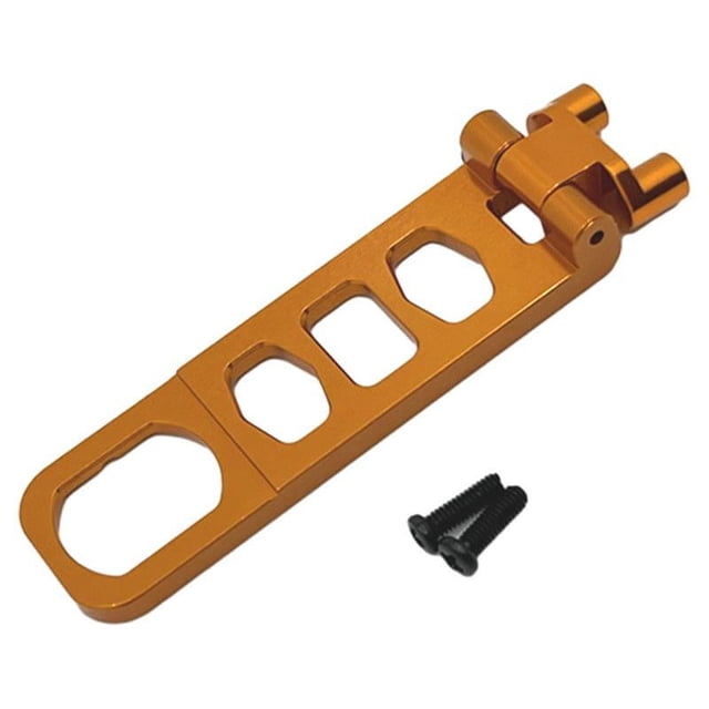 Pieza de actualización de componente fijo de batería de coche RC Base fija de batería profesional RC Oro
