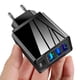thumbnail image 2 of Cargador USB C de 3,1 A Cargador de pared USB de 4 puertos para smartphones 3USB + Tipo C Cabezal de carga de 4 puertos, 2 of 7