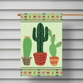 thumbnail image 5 of Green Columnar Cactus Summer House Flag Outdoor Yard Flag 28" x 40", 5 of 6