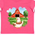 thumbnail image 4 of Inktastic Chicken on a Farm Boys or Girls Toddler T-Shirt, 4 of 5