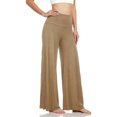 thumbnail image 2 of Women Low Rise Wide Leg Flared Sweatpants Fold Over Leggings Lounge Yoga Pants L, 2 of 5