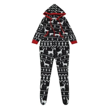 

Christmas Parent-child Wear Fashion Elk Print Family Pajamas Home Service Parent-child Jumpsuit Suit Kid Fiudx Harem Pants Women