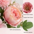 thumbnail image 6 of Ivory Artificial Flower Arrangement, 1 Pc Bouquet, Floral Bridal Shower Decorations, Wedding Table Centerpiece, Dining Table Centerpiece Decor, 6 of 8