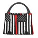 thumbnail image 1 of Disketp Firefighters USA Flag Bolsa Térmica Estampada, Bolsa Térmica Aislante para Almuerzo, Playa y Campamento, 1 of 6