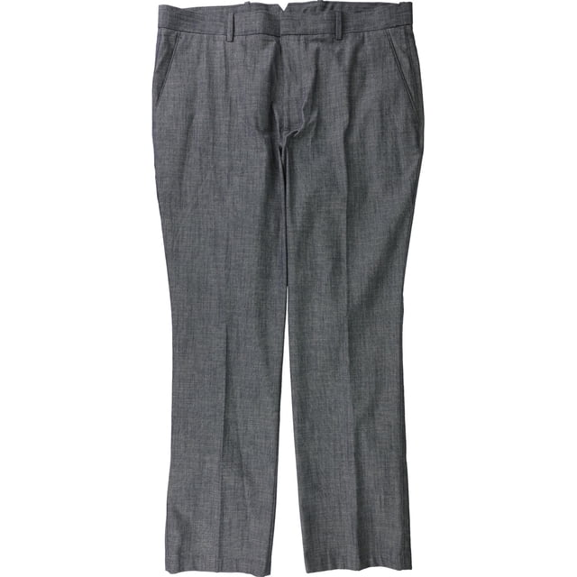 Pantalones Casual Tasso Elba Lino Azul 38W x 32L