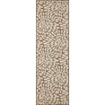 thumbnail image 3 of Bliss Rugs Floral Indoor Outdoor Rug Water Resistant Runner Rug for Patio, Hallway, Entryway, Deck, Brown ,3' x 10', 3 of 8