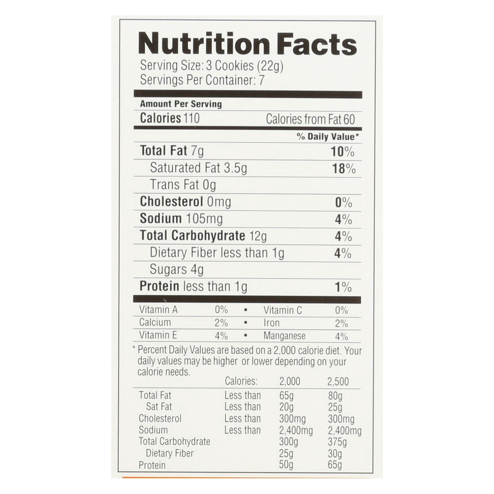 Simple Mills Gluten Free Vegan Crunchy Toasted Pecan Almon Flour Cookies, 5.5 oz [Pack of 6]