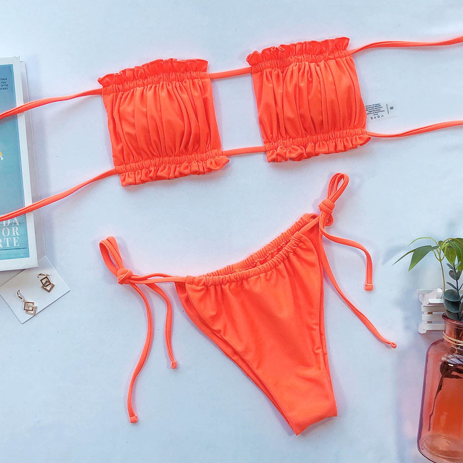 ladies bandeau bikinis