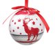 thumbnail image 2 of Adorno navideño de bola para árbol, 2,8 pulgadas, estilo múltiple, con bombilla navideña, para árbol de Navidad, vestido para árbol, para fiesta familiar, 2 of 5
