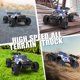 thumbnail image 5 of Carro de control remoto Coche de control remoto 1/16 2.4GHz Alta velocidad 45 km / h Todo terreno Camiones todoterreno 4WD Escala completa Carreras Escalada Coche Regalos para niños Adultos 2 Batería Romacci Carro de control remoto, 5 of 7