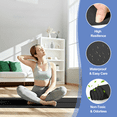 thumbnail image 6 of Cshidworld Yoga Mat, 6mm Thick Eco-Friendly TPE Exercise Mat with Carrying Strap and Storage Bag, Non-Slip Workout Mat for Yoga, Gym and Floor Exercises, 72" x 24", 6 of 9
