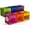 Bright Bold, variant on Sorbus Foldable Storage Bins – Set of 6 Fabric Cubes with Clear Window & Handles for Shelves and Closets (Bold Color Mix)