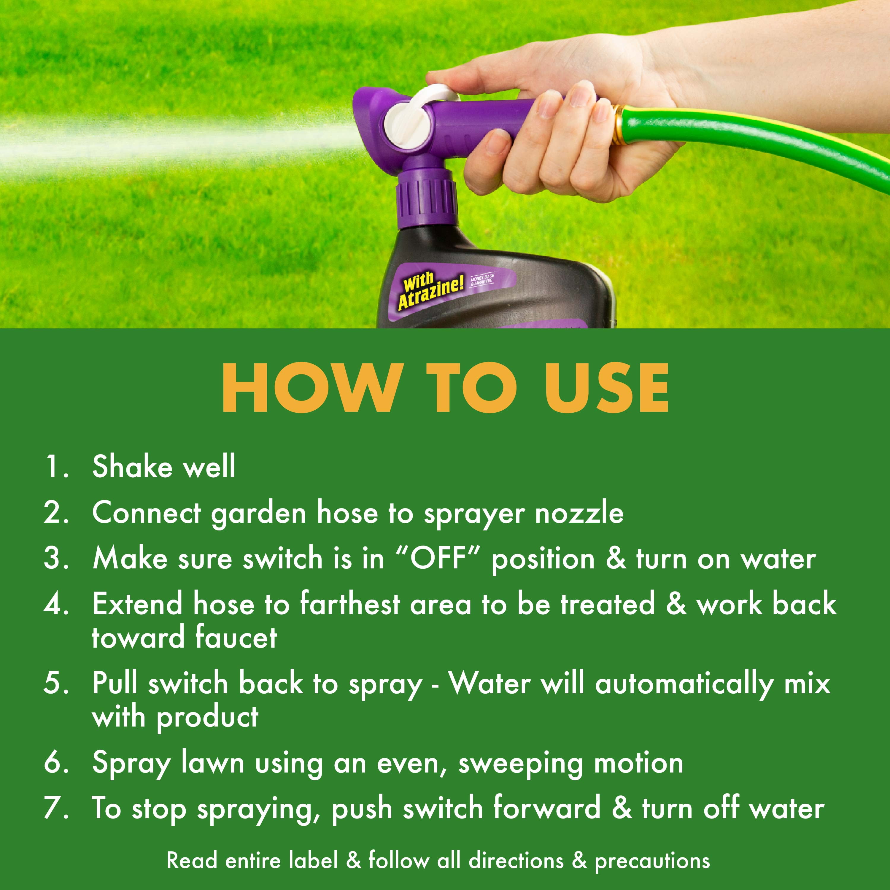 (2 pack) Spectracide Weed Stop For Lawns For St. Augustine & Centipede Lawns Concentrate, 32 Ounces