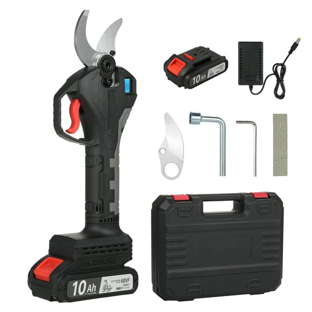 Tijeras de podar eléctricas Podadora de ramas de árbol alimentada por batería de poda eléctrica inalámbrica con motor sin escobillas Batería de litio de 21 V Diámetro de corte de 30 mm-40 mm Pantalla