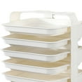 thumbnail image 2 of Food Side Dish Stacking Storage Multilayer Food Sorting Tray Kitchen Multi Function Fruit Vegetable Preparation Plate Wall Mounted, 2 of 5