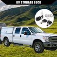thumbnail image 2 of 3 Set 1-1/8 Inch RV Campervan Lock Set with 6 Keys RV Storage Door Locks for File Cabinet Toolbox, 2 of 6