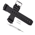 thumbnail image 4 of QualitChoice Workmanship Compact Size Breahable Silicone Band Watches Accessories Replaced Part Firm Structure Watch Bands black 22cm 1Set, 4 of 6