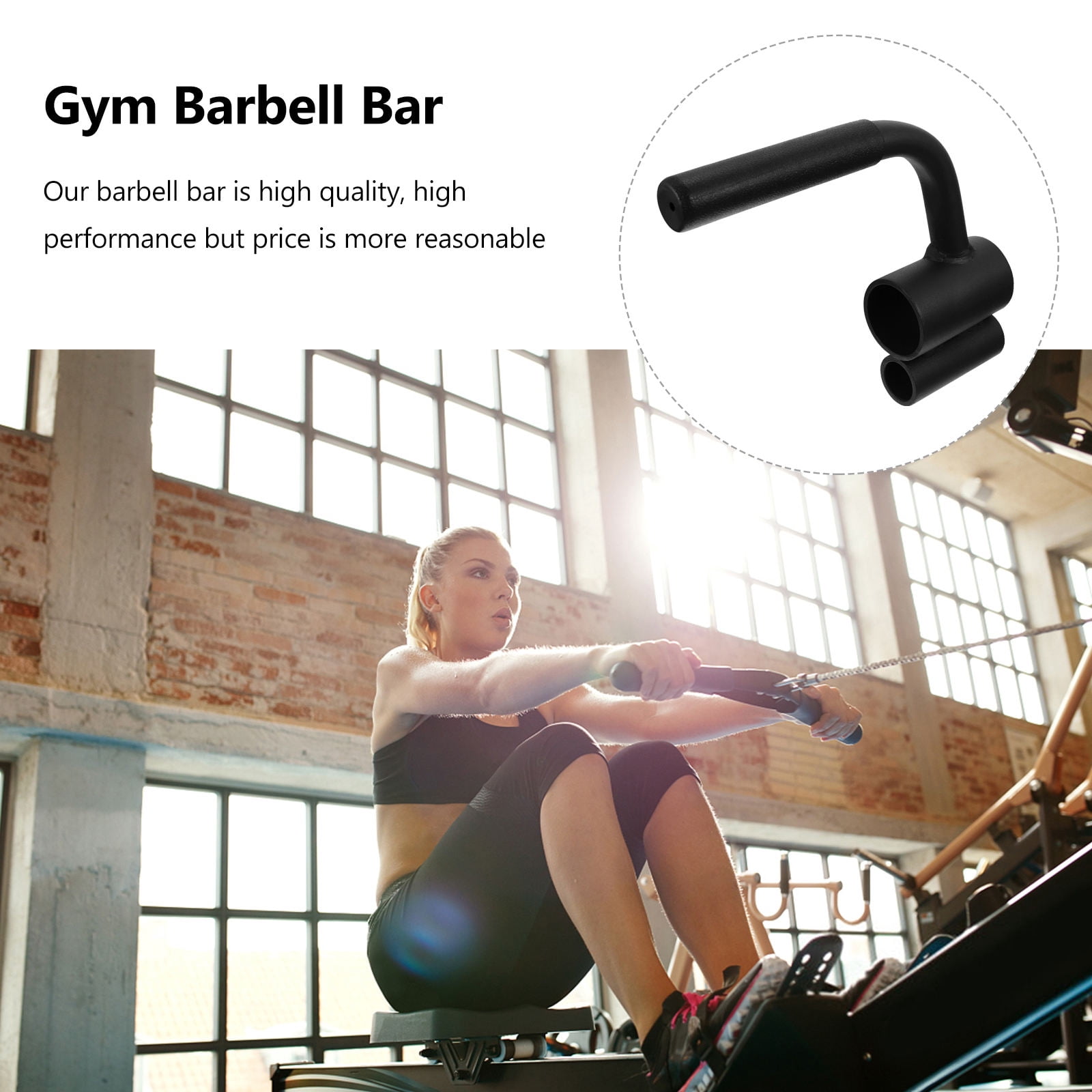 BESTYASH High Performance Black Barbell Lever Bar for Strength Training and Effective Fitness Workouts