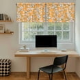 thumbnail image 5 of Spring Botanical Tier Curtains 36 Inch Length, Watercolor Floral Flowers Botanical Yellow Cafe Short Curtains for Bathroom Over Sink, Small Kitchen Curtain Light Filtering Drapes 2 Panels 27.5"Wx36"L, 5 of 8