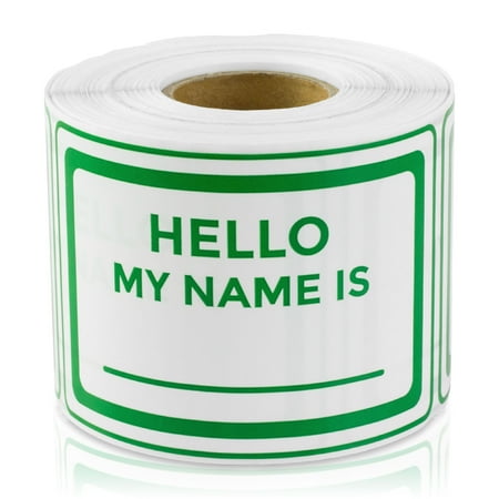 officesmartlabels 3 x 2 hello my name is labels for name tags
