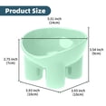 thumbnail image 3 of Elevated Tilted Pet Bowl, Ergonomic Raised Feeding Dish For Small Dogs And Cats, Non-Macaron Color Food And Water Bowl, 3 of 6