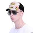 thumbnail image 4 of Picia Avocado Lovers Pattern Trucker Hat,Baseball Cap,Sun Protection Cap,Stylish Headwear,Leisure Cap,Outdoor Sports Cap, 4 of 7