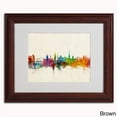 thumbnail image 2 of Trademark Fine Art "Newcastle England Skyline" Canvas Art by Michael Tompsett, Black Frame, 2 of 2
