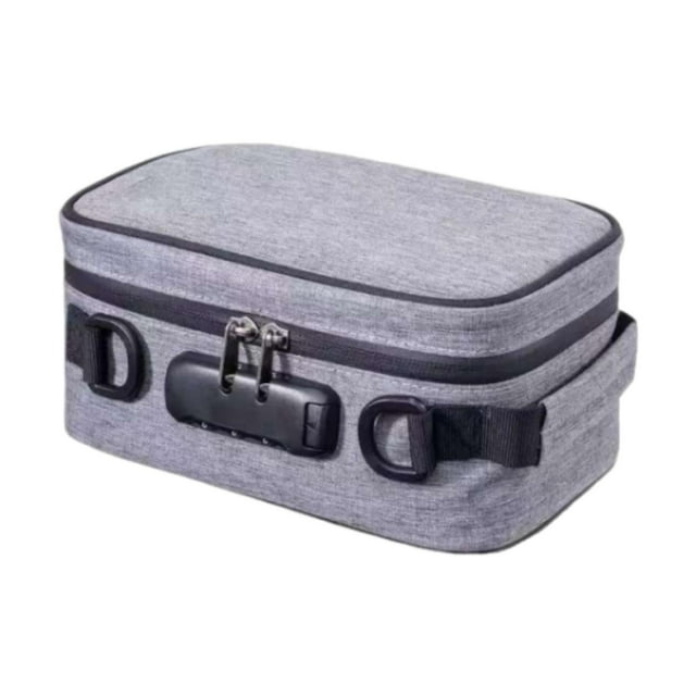 Bolsa a prueba de olor de olor con una caja combinada compacta compacta de estuche de viaje inodoro Bolsa de viaje Men