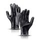 thumbnail image 5 of Guantes de cuero PU para hombre, cálidos, para deportes de invierno al aire libre, ciclismo, a prueba de viento, antideslizantes, para esquí con pantalla táctil, 5 of 5