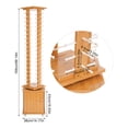 thumbnail image 2 of 72 Pay Floor-Standing Rotating Glasses Storage Display Stand with Wheels & Cabinet Commercial Sunglasses Storage Organizer Eyewear Hanging Rack Wooden Reading Glasses Holder for Retail Shop, 2 of 27