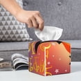 thumbnail image 3 of Honeii 's Halloween for Leather Square Tissue Box Cover Holder: A Stylish Organizer for Tabletops, Bathrooms, Cars & Offices, 3 of 5