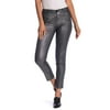 Laundry by Shelli Segal Coated Denim Pants, Silver, 2