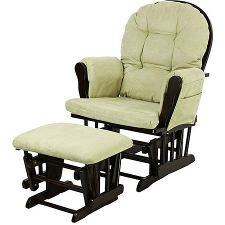 Dream on Me Savannah Glider and Ottoman, Espresso