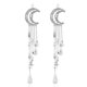 thumbnail image 1 of Pinzas para el pelo románticas con diamantes de imitación, luna creciente, estrella, cuentas de cristal, borla, horquillas para el pelo, cadena, horquilla para mujeres, niñas, joyería nupcial, accesorios para el cabello, regalo de vacaciones de Navidad para mujeres y niñas MFZFUKR CPB-CJZ1738-3, 1 of 5